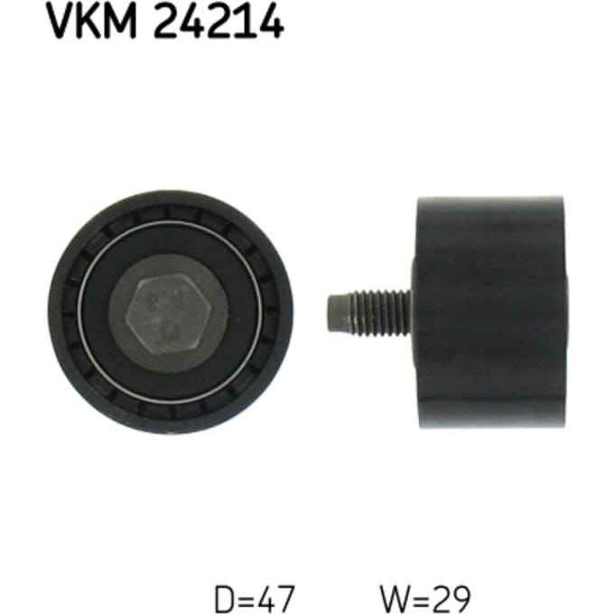 Geleiderol, distributieriem SKF VKM 24214