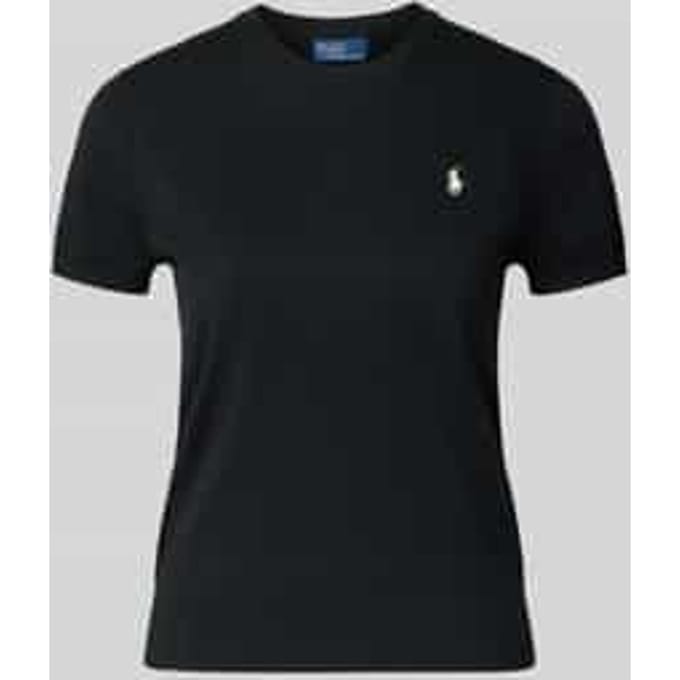 slim fit gebreid shirt van katoenmix