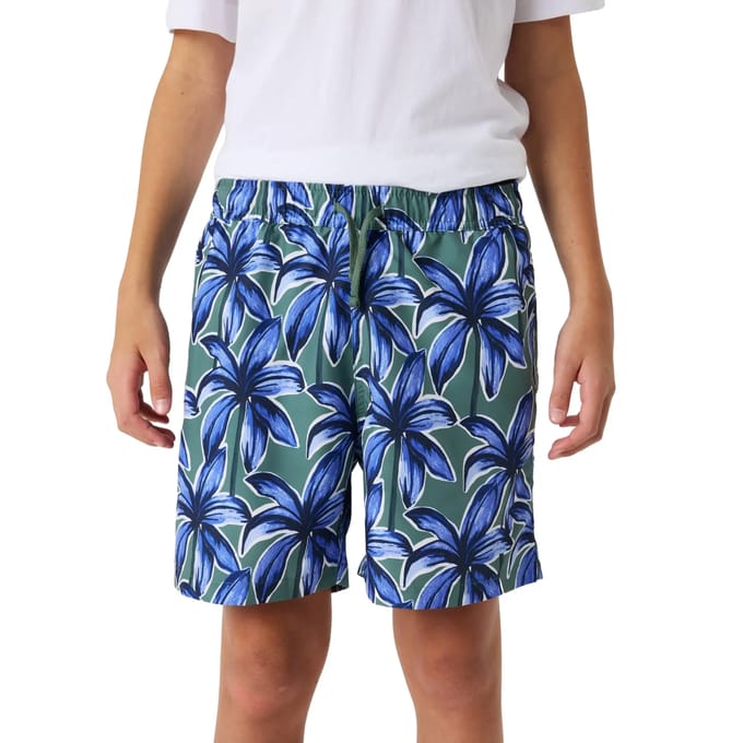 Zwemshort met opdruk voor kinderen Björn Borg