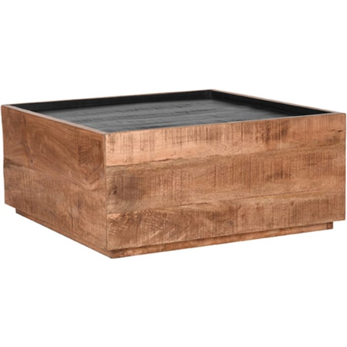 LABEL51 Noble Salontafel - Bruin - Hout - 80x80 cm