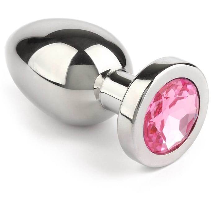 Mr. Steel Buttplug Jewled Small