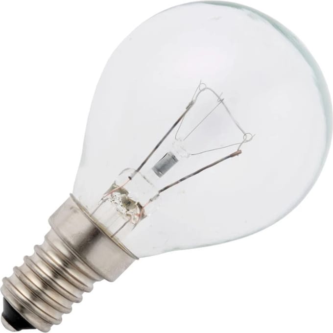 Schiefer E14 Kogel Gloeilamp | 40W 2700K 450lm 42V | Dimbaar