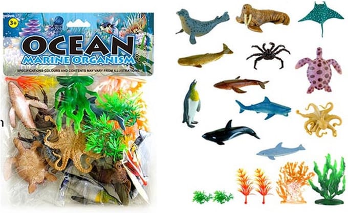 Zeedieren 8 cm