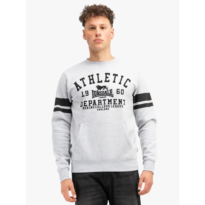 Lonsdale London Glespin Sweatshirts grijs gemêleerd M