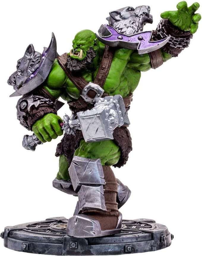 World of Warcraft Orc: Shaman / Warrior Statue 15 cm