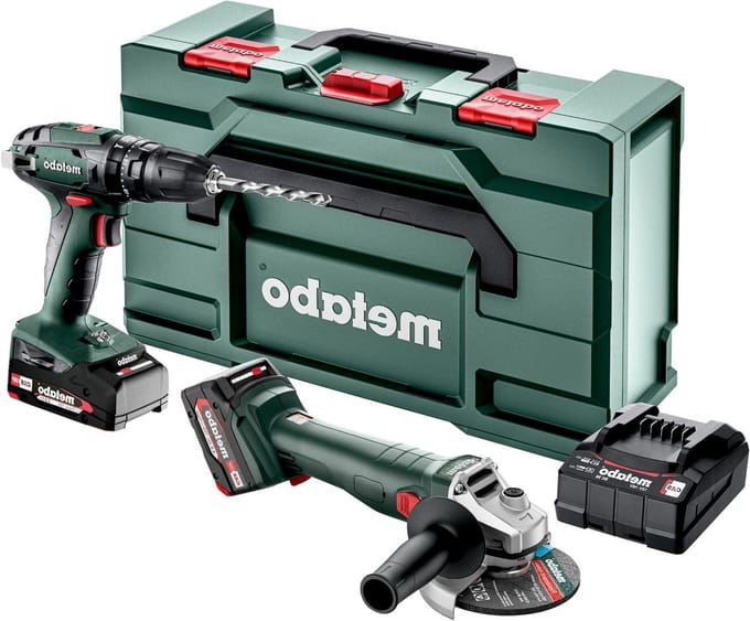 Gereedschapsset - Accu gereedschap - Klus projecten - Drie machines - 18 Volt - Zwart