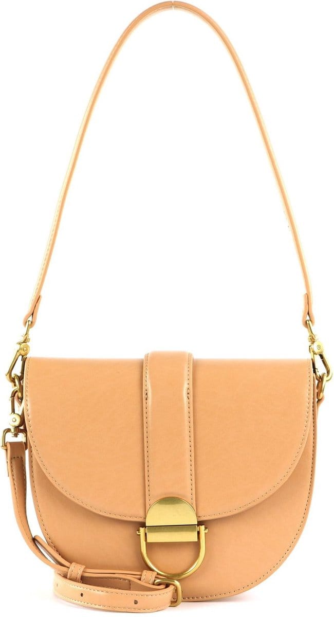 SEIDENFELT MANUFAKTUR Schoudertas SFM243 Saddle Bag Soft Orange / Gold Abrikoos