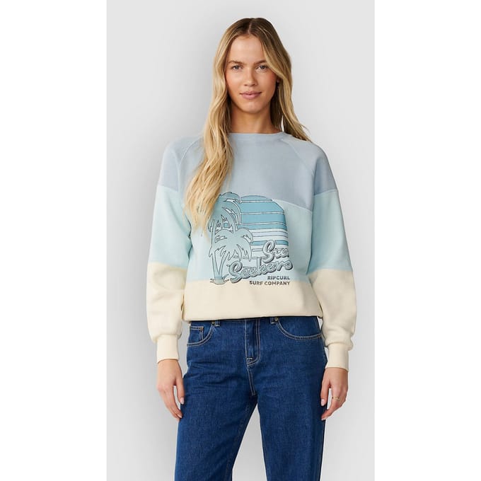 Rip Curl Seeker Raglan Standard Crew Sweater blauw