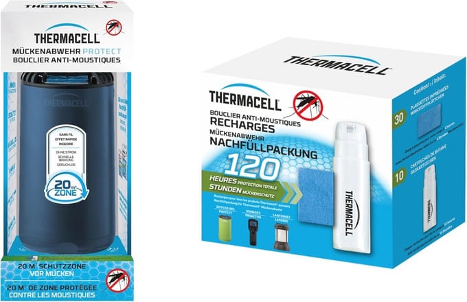 Effectieve Anti-Muggen Diffuser Set voor Buiten | 120 uur Navullingen | Beschermingszone 20 m²