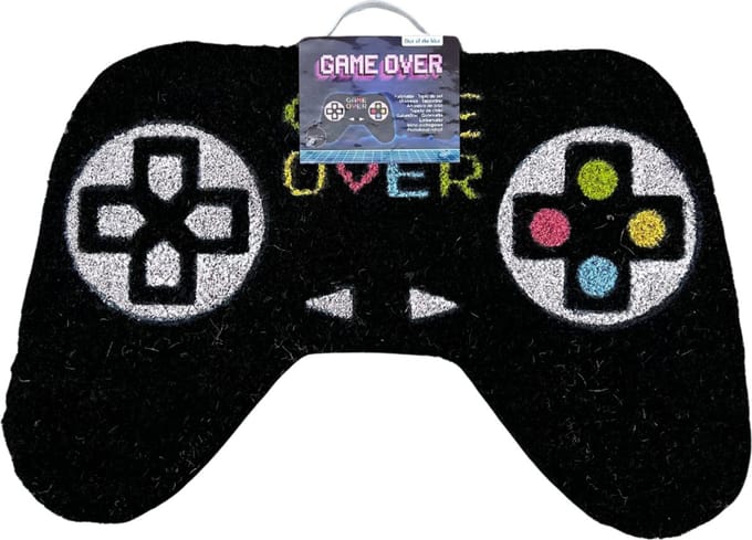 Game over controller deurmat - kokosvezel deurmat - Controller deurmat - 60 cm x 40 cm