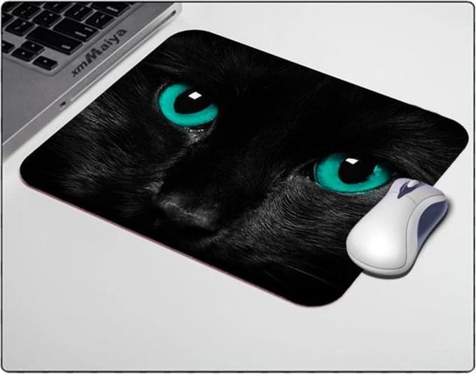 ProductGoods - Leuke Muismat Kat - 18X22cm - Muis - Kantoor - Bureau - Computer