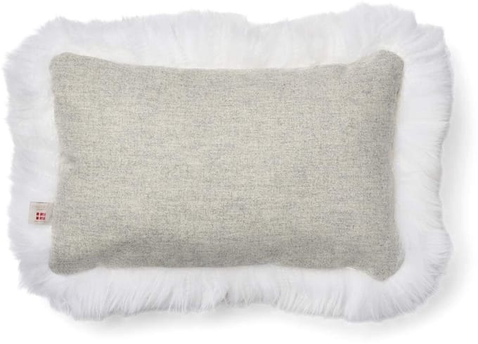 Sheepskin House - Langharig Schapenvacht Kussen - 34x52 cm