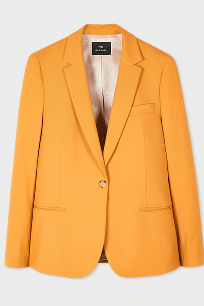 Paul Smith Jacket Acid Yellow Größe: 40 | Blazer Outlet | Damen | Gelb