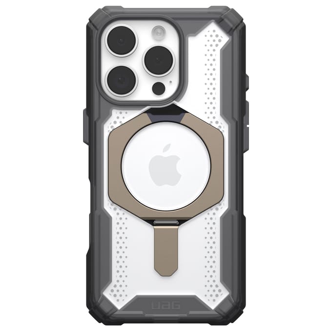 UAG Plasma XTE Backcover MagSafe voor de Apple iPhone 16 Pro - Ash / Titanium
