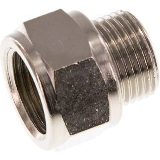 G 3/8'' F/M Vernikkeld Messing Verlengstuk 16 Bar - 14 mm [2 Stuks]