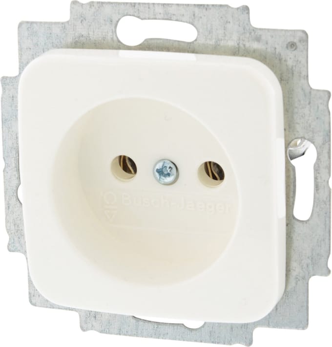 Busch-Jaeger Reflex Inbouw Stopcontact - 1-voudig - Polarwit