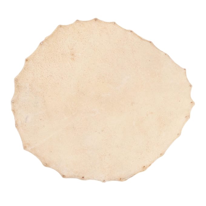Geitenvel Drumvel voor Bongo Sjamanen Drums Djembe Vervangende Onderdelen Accessoires 36cm Diameter beige