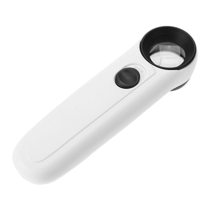 MG6B1B 40X Éclairage LED Portatif Boîtier en Plastique ABS Loupe