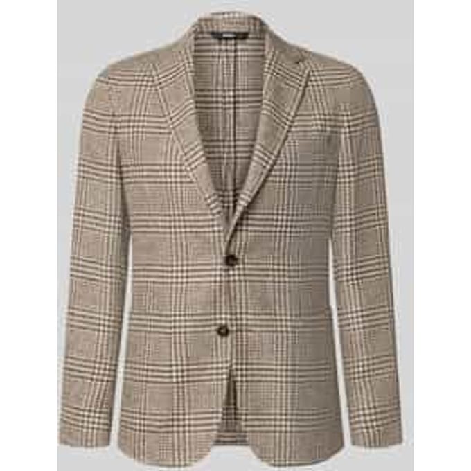 Slim fit colbert van scheerwolmix model 'C-Hanry-263'