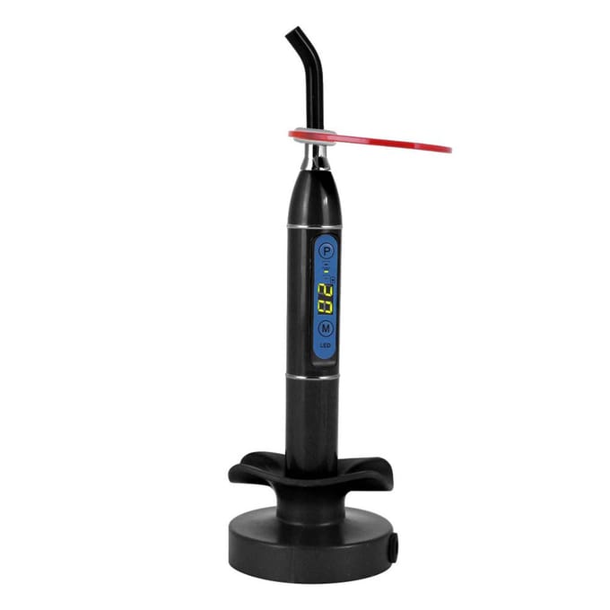 Draadloze Snoerloze LED Tandheelkundige Uithardingsmachine Licht Lamp Zwart  - zwart
