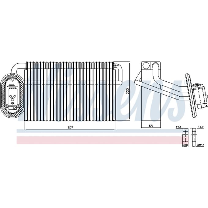 Verdamper, airconditioning NISSENS 92322