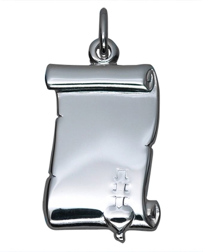Hanger - Zilver - Perkament - B131