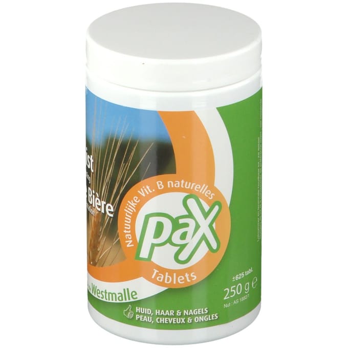 Pax Biergist | Huid, haar, nagels & energie 625 Tabletten