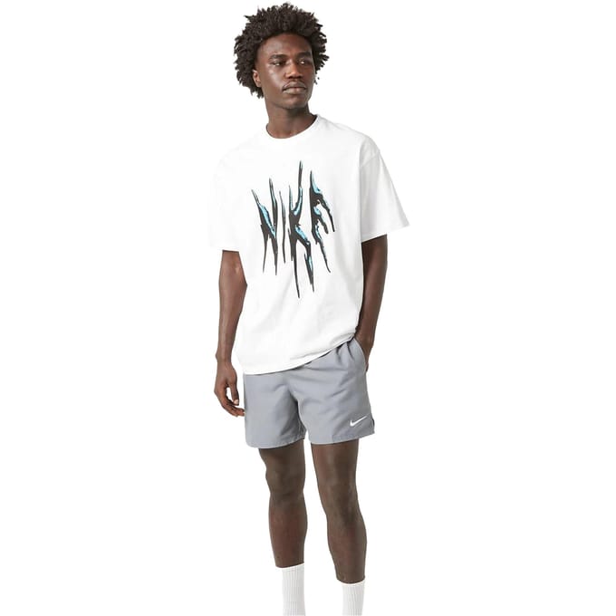Nike Heren geborduurd logo zwembroek Regular (Koel Grijs)