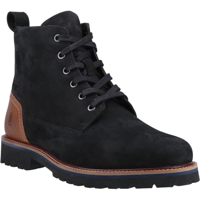 Hush Puppies Maguire Nubuck Heren Zwarte Enkelboots