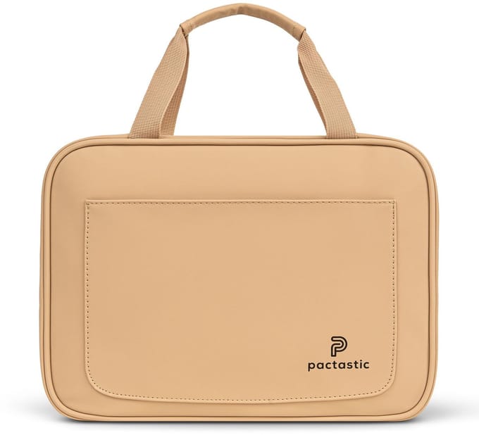 Pactastic Toilettas Urban Collection Wash Bag Beige