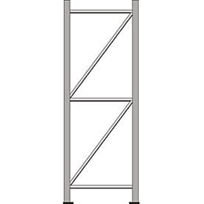 Staanderframe, voor stellingsysteem WR 600, H 2200 x D 600 mm