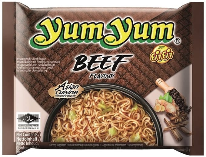 Yum Yum Noodle Soep Rund - 30 x 60g