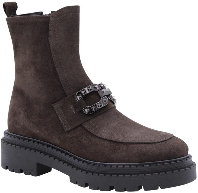 E Mia - Schoenen - Donkerbruin - Vrouwen - Maat 37 -