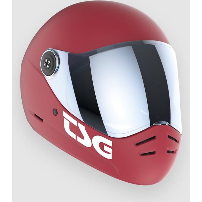 Casque de skate - TSG - Pass 2.0 - Rouge - Polycarbonate - Mixte S rouge