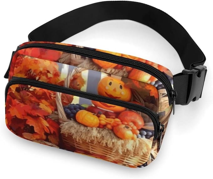 Heuptas - Heuptasje - Dagelijks gebruik - Verstelbare riem - 20x13cm - Herfst Thanksgiving