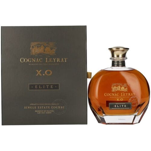 Cognac Leyrat X.O. Elite Single Estate Cognac 40% Vol. 0,7l in geschenkverpakking