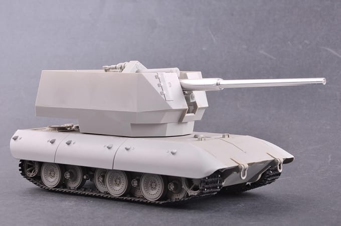 Trumpeter Modelbouwpakket Militaire voertuigen - 09585 E-100 Flakpanzer w/12.8cm Flak 40 Plastic - 1:35 - Modelbouw