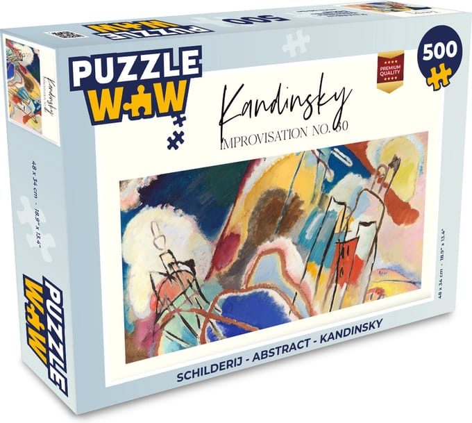 Puzzel Schilderij - Abstract - Kandinsky - Legpuzzel - Puzzel 500 stukjes