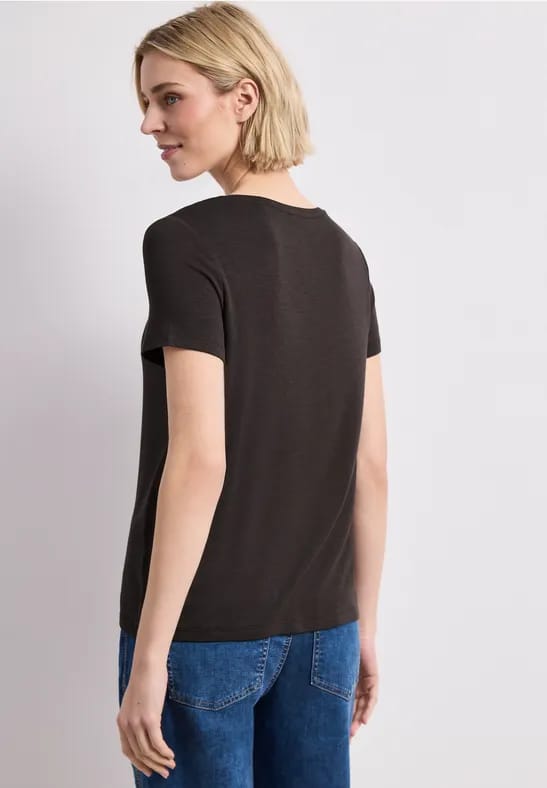 Shirt met ronde hals en Artwork