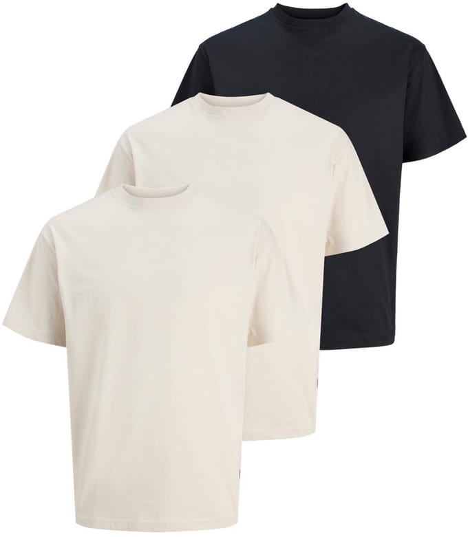 Jack & Jones Heren t-shirt 3 pack Relaxed