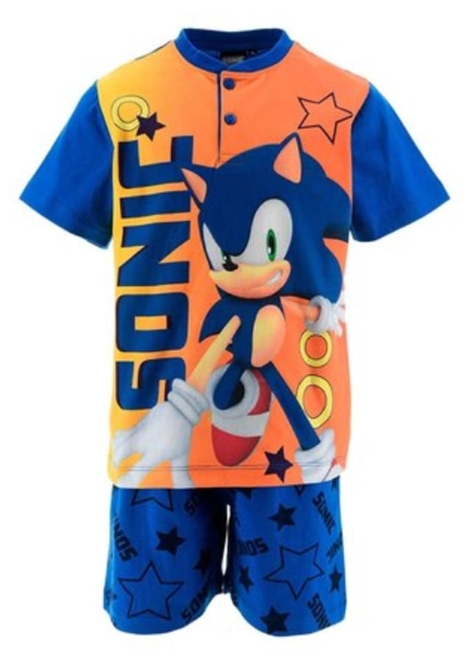 Sonic Pyjama Katoen Blue Maat 104