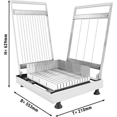 GGM Gastro Pralinenschneider Gitarre - Drahtabstand: 23 & 89mm - doppelt - inkl. 2 Rahmen
