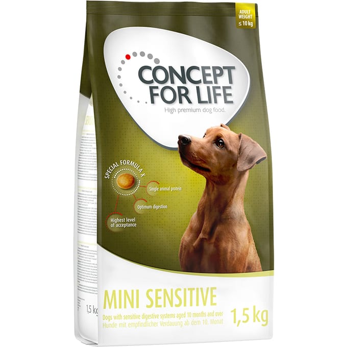 1,5kg Mini Sensitive Concept for Life hondenvoer droog