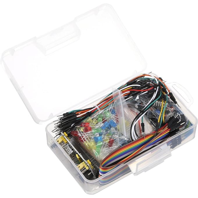 Elektronische Leuke Kit Bundel met Breadboard Kabel Weerstand Condensator LED's Potentiometer Vervanging