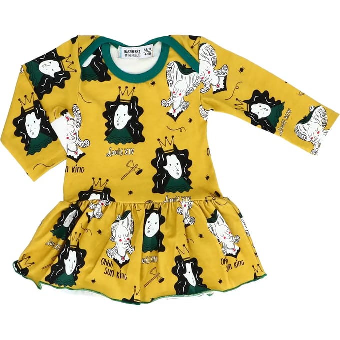 Body met lange mouwen en rok baby meisje Raspberry Republic