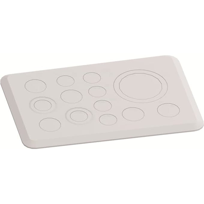 ABB component flensset voor M-schroefkoppelingen 1M63/M50 2xM32/M20 - 2CPX010453R9999