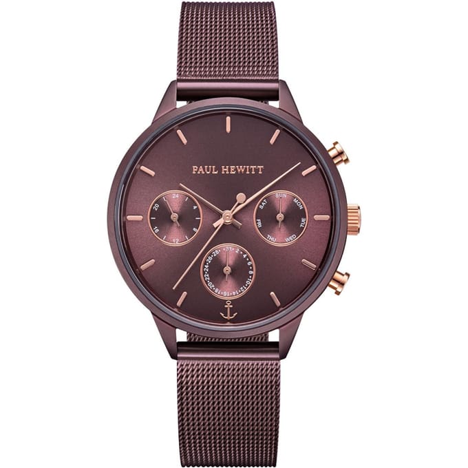 Paul Hewitt PH Everpulse Dark Mauve OP Mauve/Rose Mesh Strap Rose 36mm PH-E-DM-DM-53S