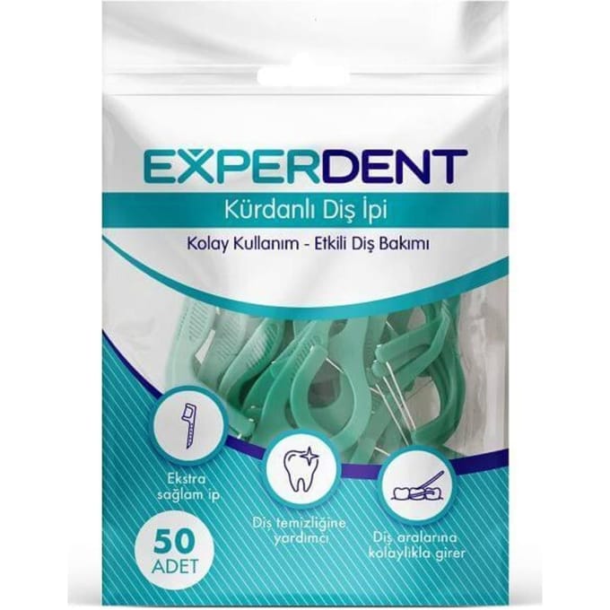 Experdent Floss met Prikkers 50 Stuks