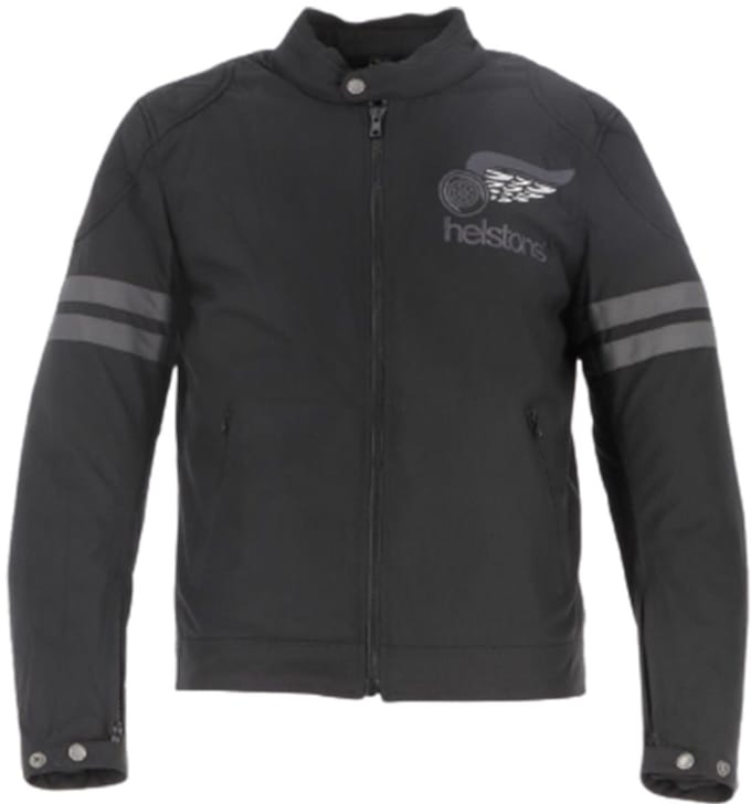 Helstons Jake Speed Fabrics Jas Zwart Grijs - Jas