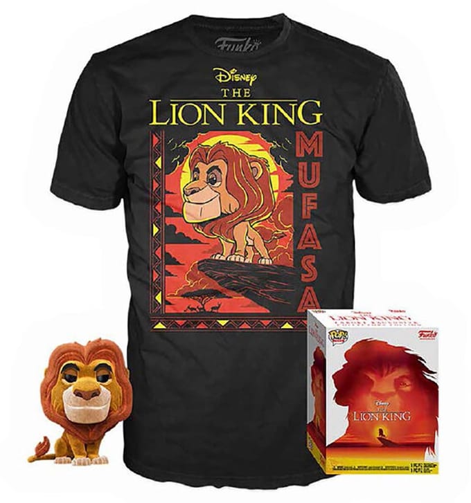 Funko Pop! & Tee Box: Disney The Lion King - Mufasa (Size XL)